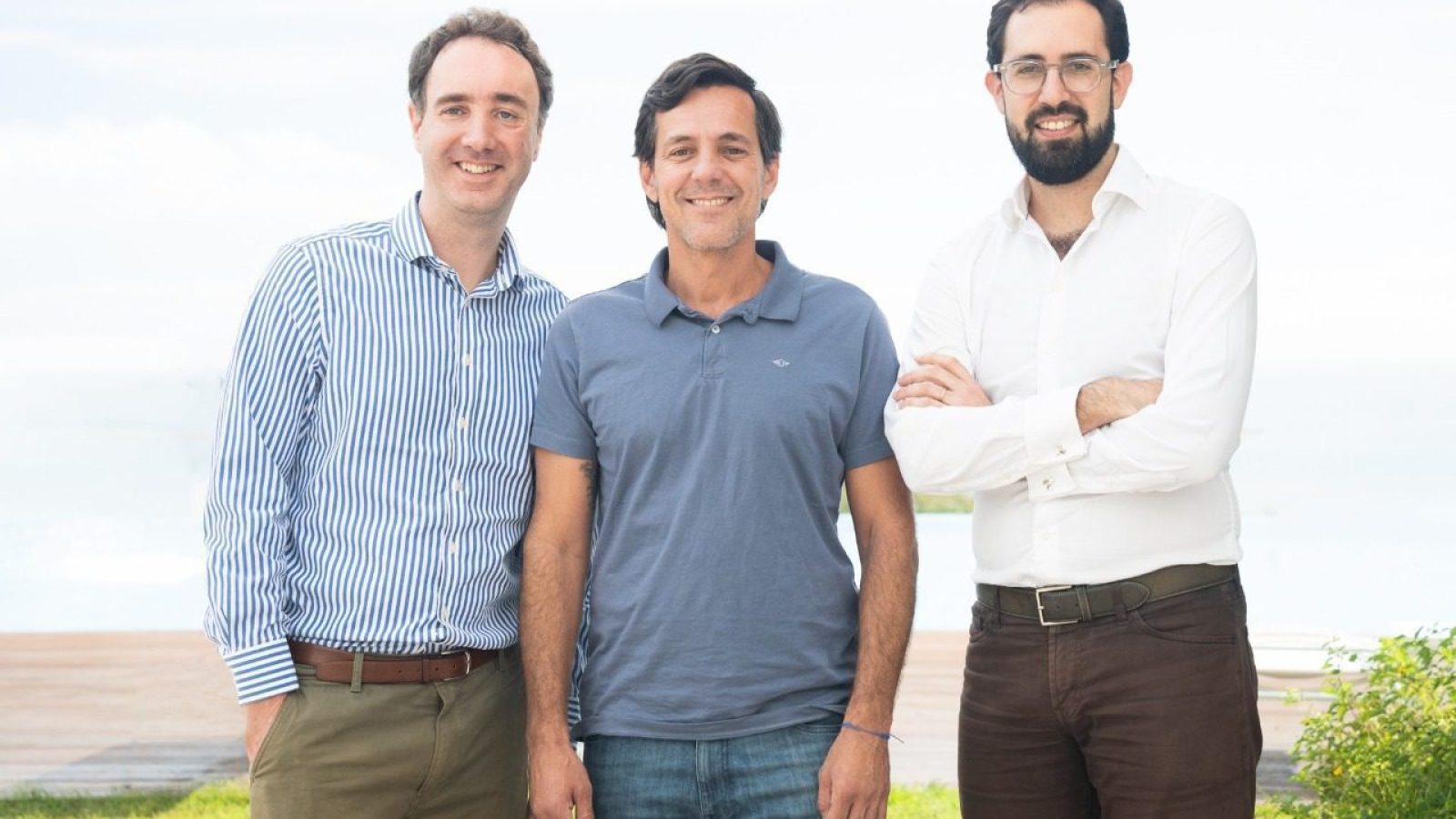 Alex Buelau, Marcos Viriato e Cristian Bohn, fundadores da Parfin/divulgaçã.