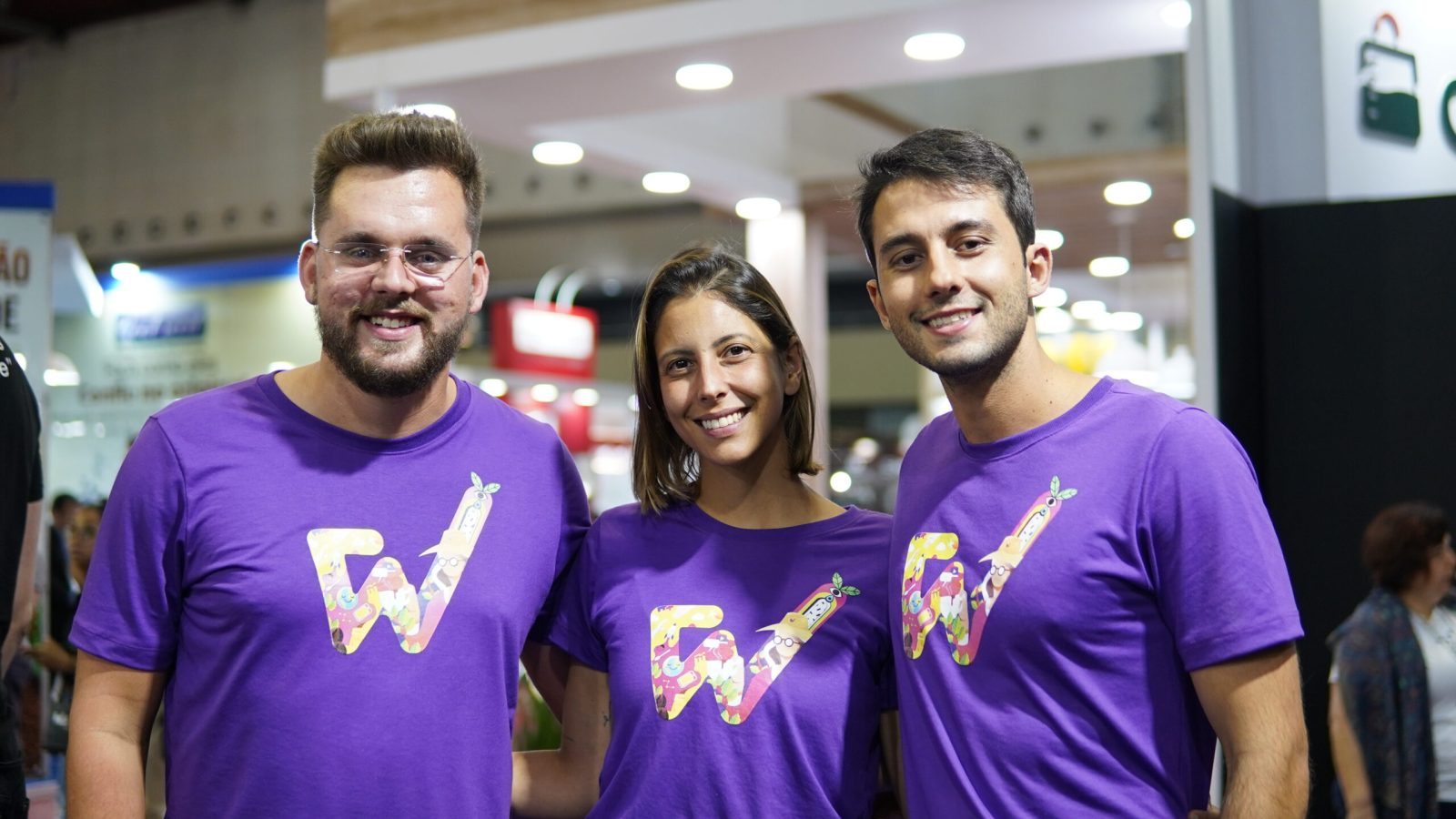Guilherme diniz (CTO), Danielle Fonseca (COO) e Iago Junqueira (CEO). Foto: divulgação.