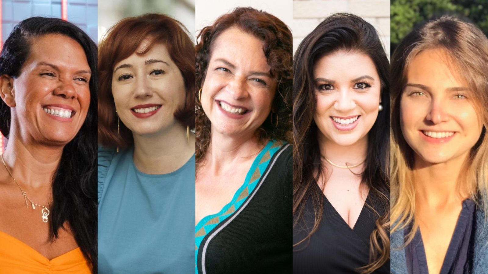 Dani Junco, Carine Roos, Andrea Miranda, Fabiana Ramos e Nara Iachan