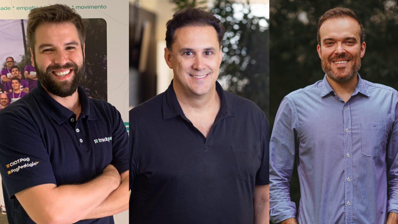 Kassio Seefeld, Vasco Oliveira e André Pimenta Foto: divulgação.