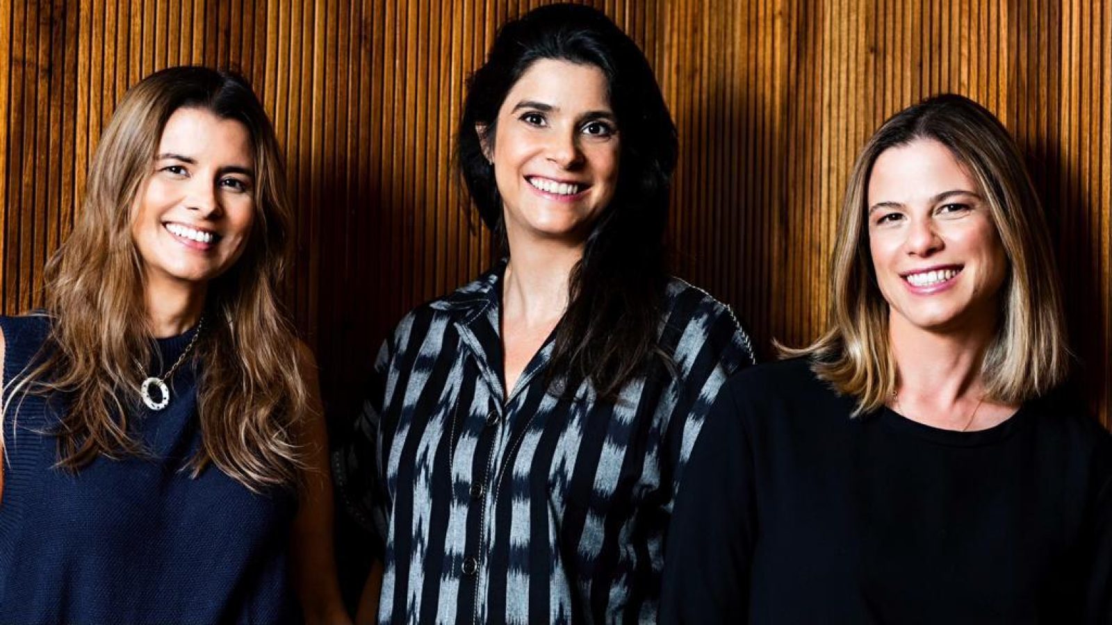 Roberta Sotomaior (CEO e cofundadora da Bloom Care), Antonia Teixeira (Cofundadora da Bloom Care) e Bianca Cassarino (CFO da Bloom Care)_Créditos Daniel Pinheiro Roberta Sotomaior (CEO), Antonia Teixeira (co-fundadora) e Bianca Cassarino (CFO). Foto: Daniel Pinheiro.