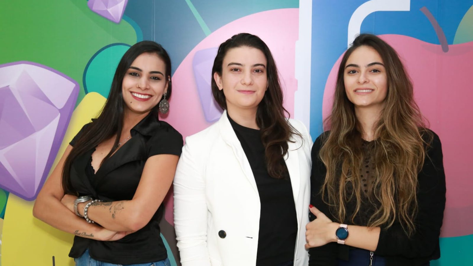 Jade Utsch, Jennifer de Faria e Tatiany Duarte. Foto: divulgação.