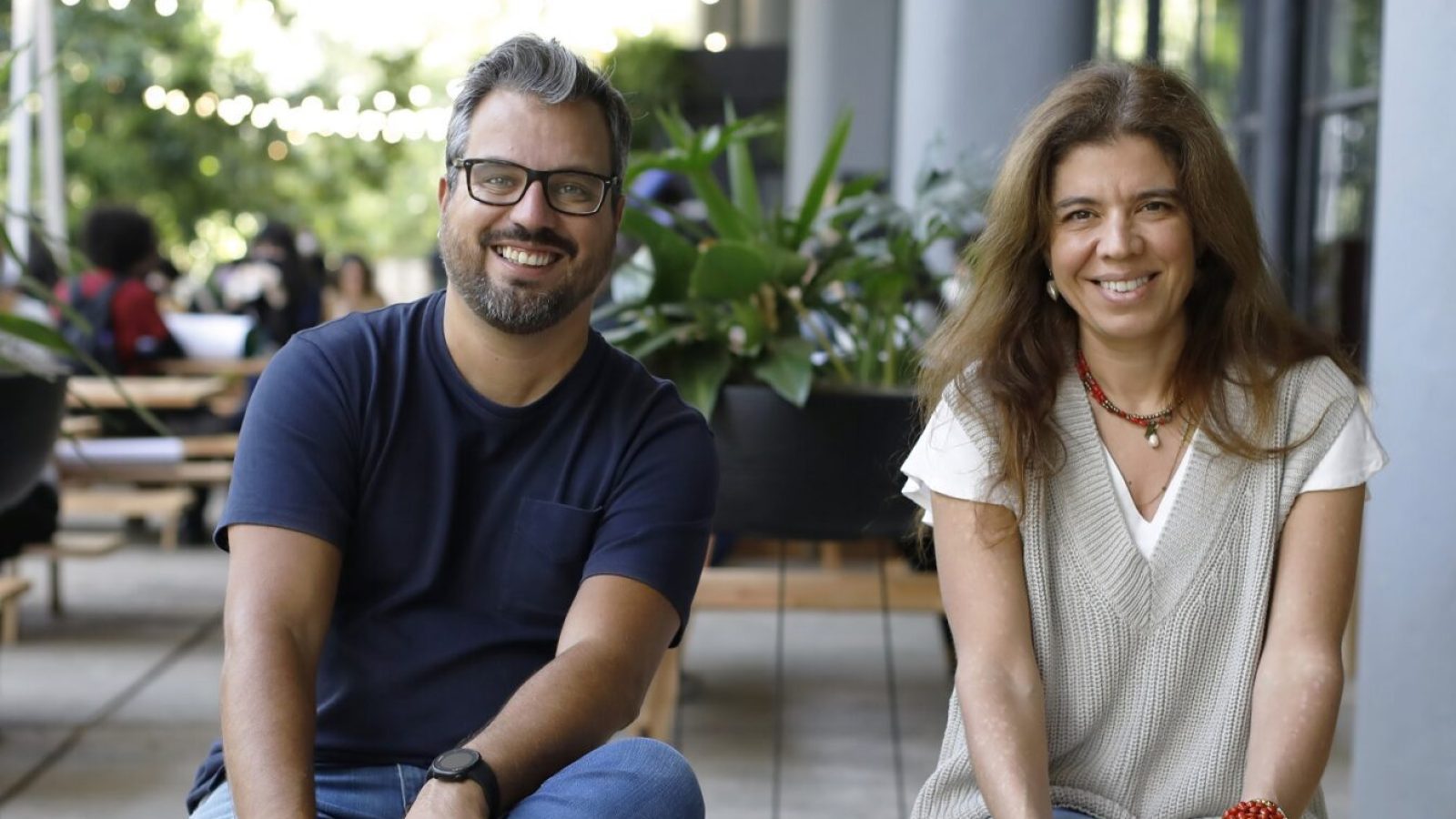 beta-i André Nunes, diretor da Beta-i Brasil e Renata Ramalhosa, CEO da Beta-i Brasil. Foto: divulgação.