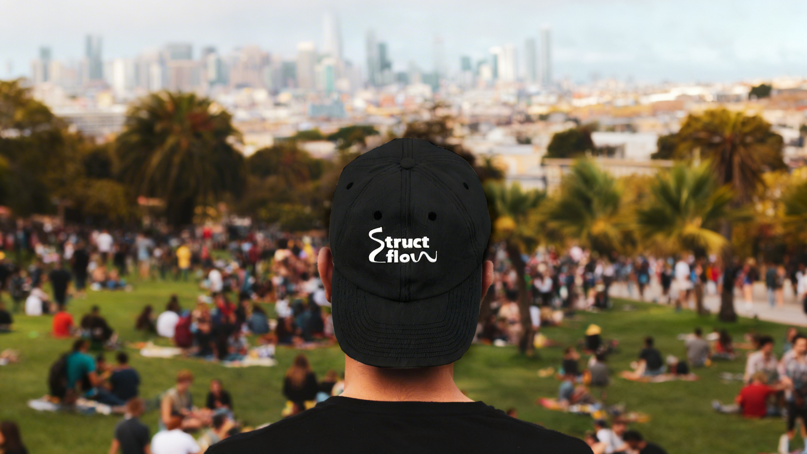 Crédito da imagem: simulação feita pela própria autora para apresentar a marca que criou para Struct2Flow, uma consultoria de TI na Alemanha (com recursos do Freepik).