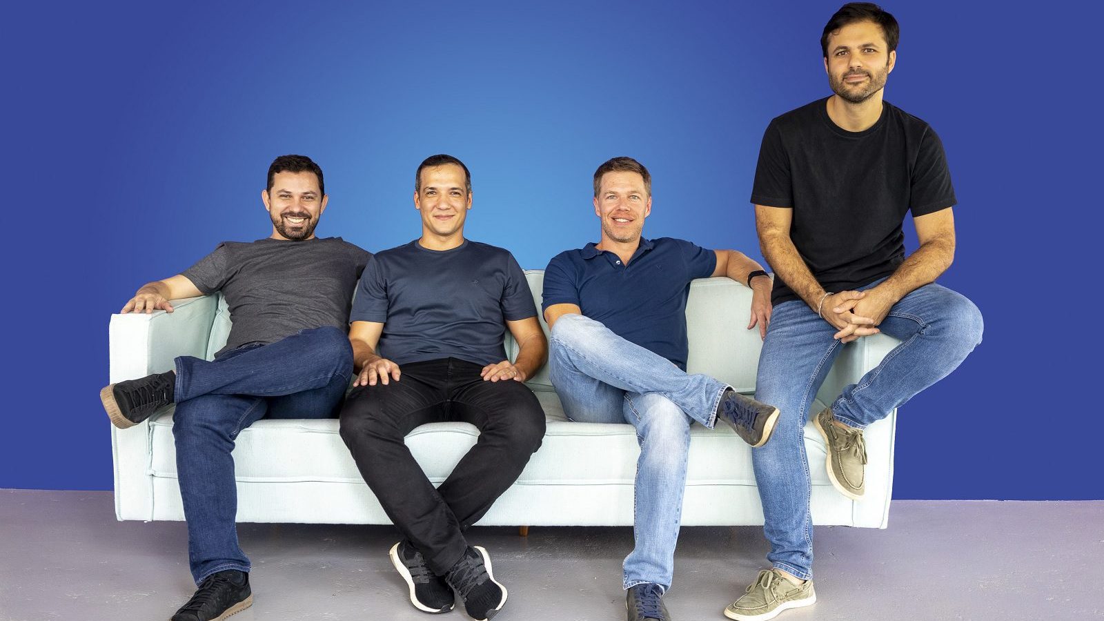 kamino Guto Fragoso, Rodrigo Perenha, Benjamin Gleason e Gonzalo Parejo, fundadores da Kamino. Foto: divulgação