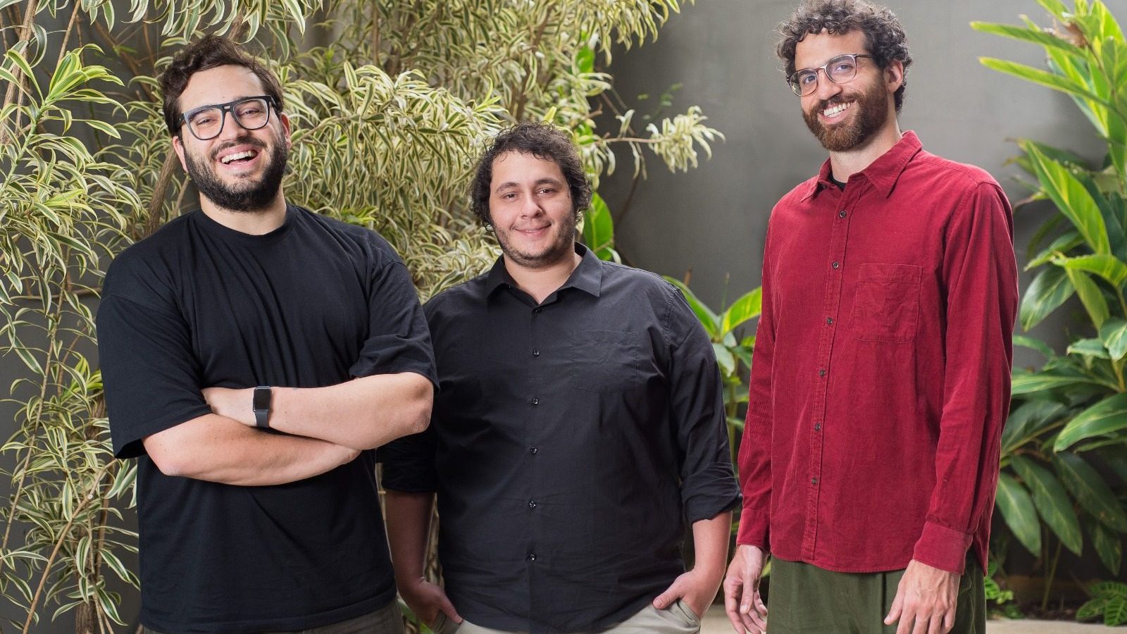 Daniel Victorino (CEO), Rafael Tortella (CTO) e Pietro Lancieri (VP de vendas) Foto: divulgação.